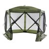 Quick Set Venture Screen Shelter - 5 side  with Wind Panel Flaps, - Green/Backf 15794